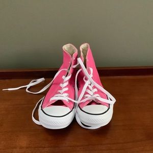 Converse High Top Pink Sneakers